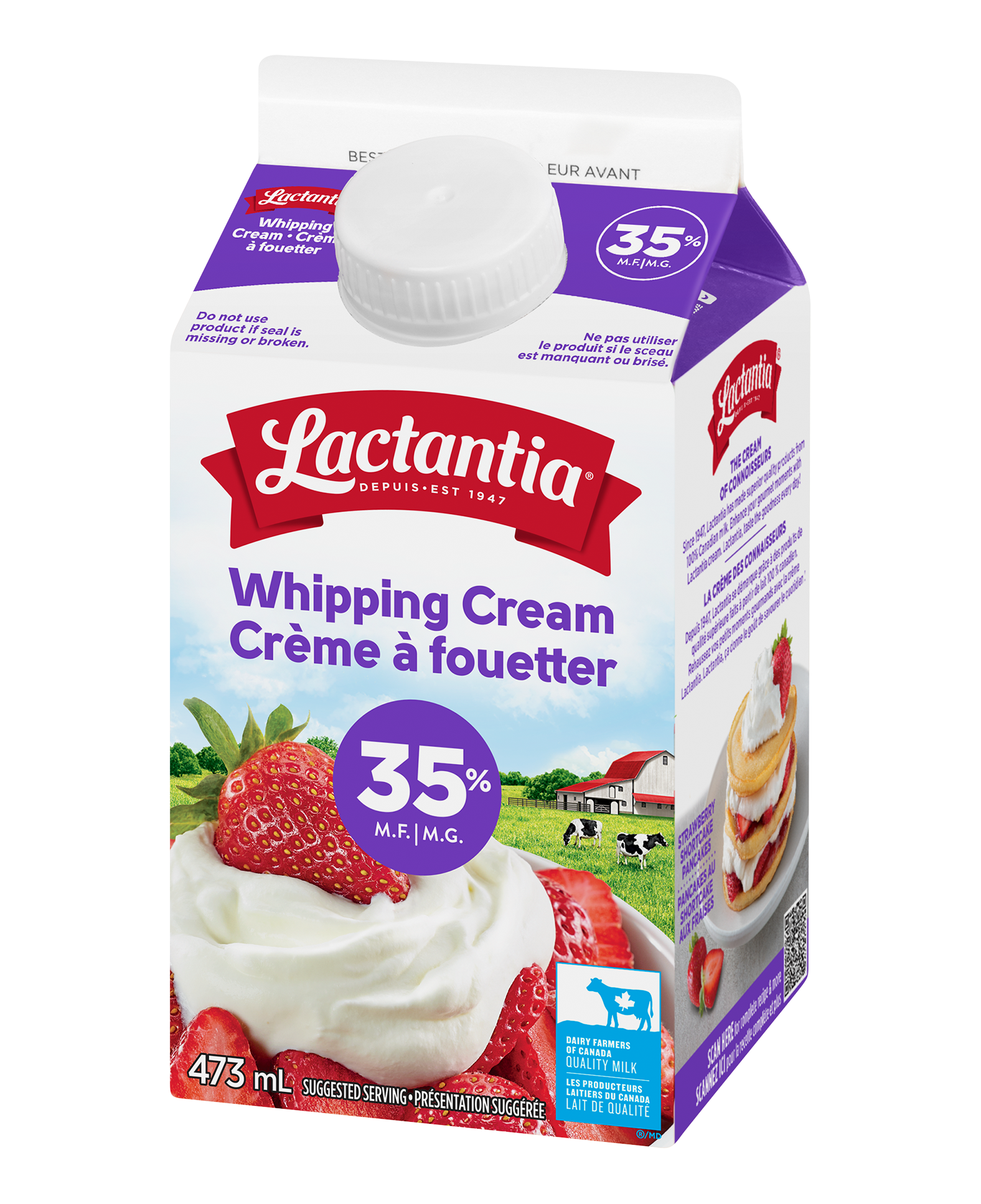 Lactantia® 35% Whipping Cream Lactantia® 35% Whipping Cream