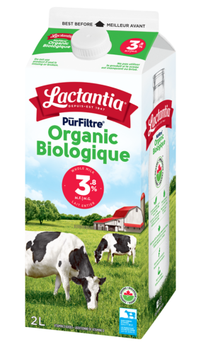 Lactantia® PūrFiltre Organic 3.8 % Milk 2L