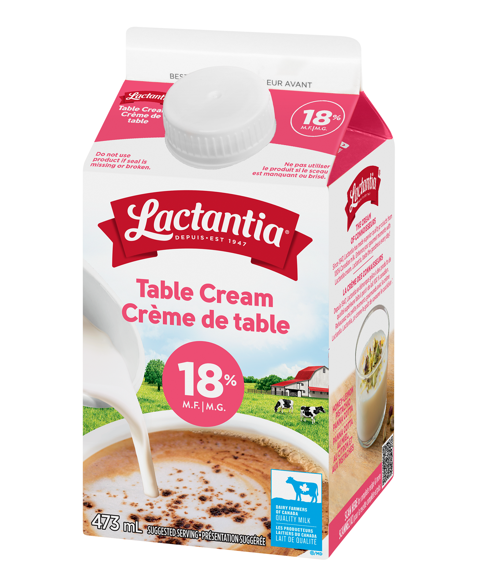 Lactantia® 18% Table Cream